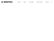 Tablet Screenshot of le-briefing.com